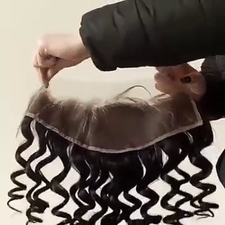 134 lace frontal loose wave human hair