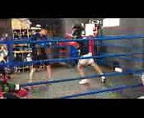 소체 동메달 고1 학생 vs 생체 우승 회원 불꽃 복싱 스파링!!! boxing sparring (1)