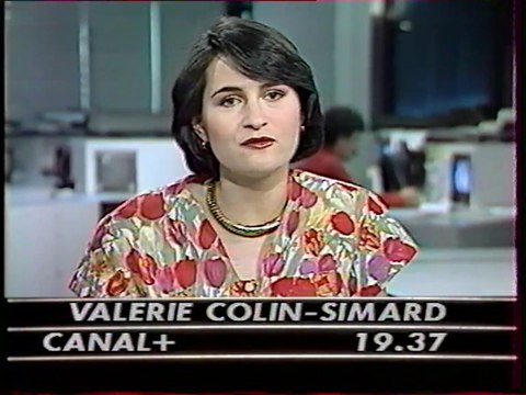 Canal + - 24 Avril 1988 - Jingles, Flash Infos spécial Présidentielle