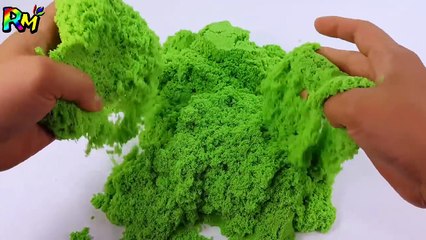 Learn Colors Kinetic Sand Color Face Baby Doll The Alphabet Song Nursery Rhymes Colors for kids-B8c2lYxiPwY