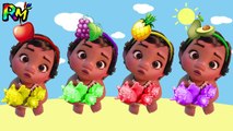 Learn Colors Moana Wrong Colors Fruit Headband The Alphabet Song Nursery Rhymes Colors for Children-VzHSm0y9rhY