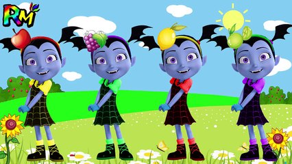 Learn Colors VAMPIRINA Wrong Colors Fruit Headband The Alphabet Song Nursery Rhymes Colors for kids-aE6qDK9mZXA