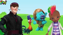 Wrong Hairs Doc McStuffins Frozen Kristoff Trolls Heihei The Alphabet Song Nursery Rhymes-EXjEQyQJ_MM