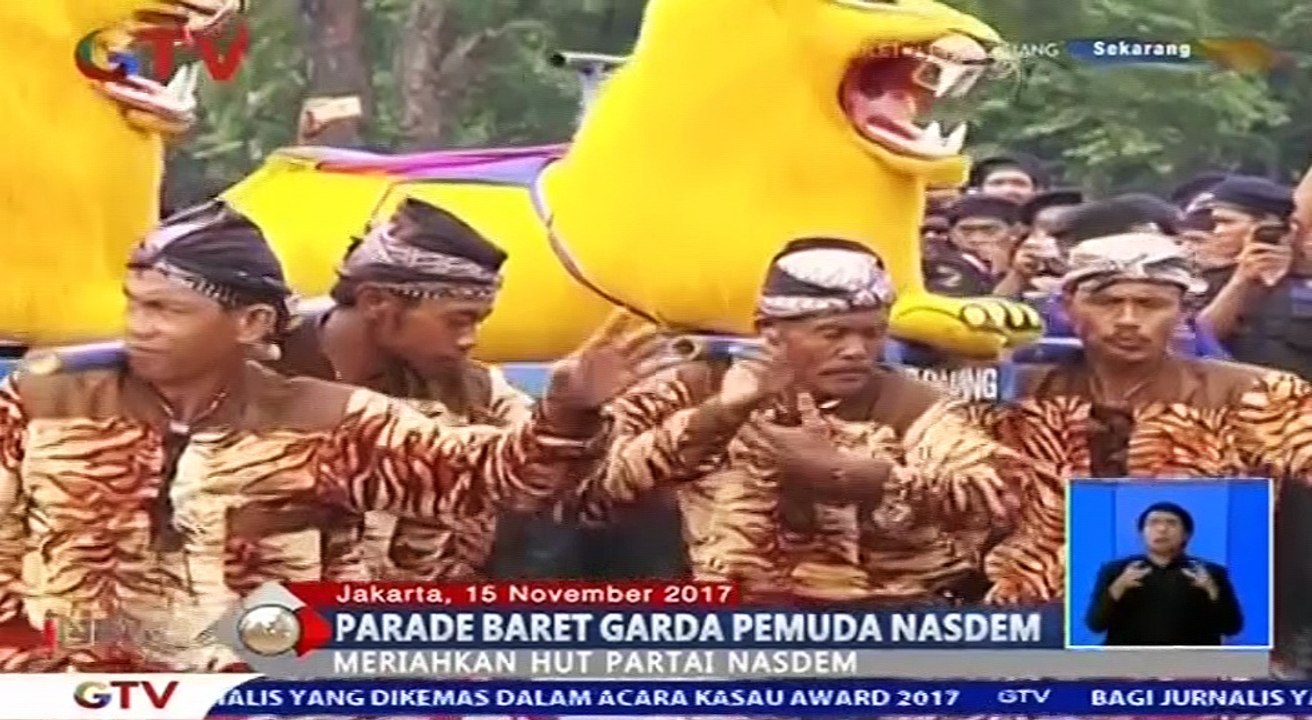 Parade Beret Garda Pemuda Nasdem