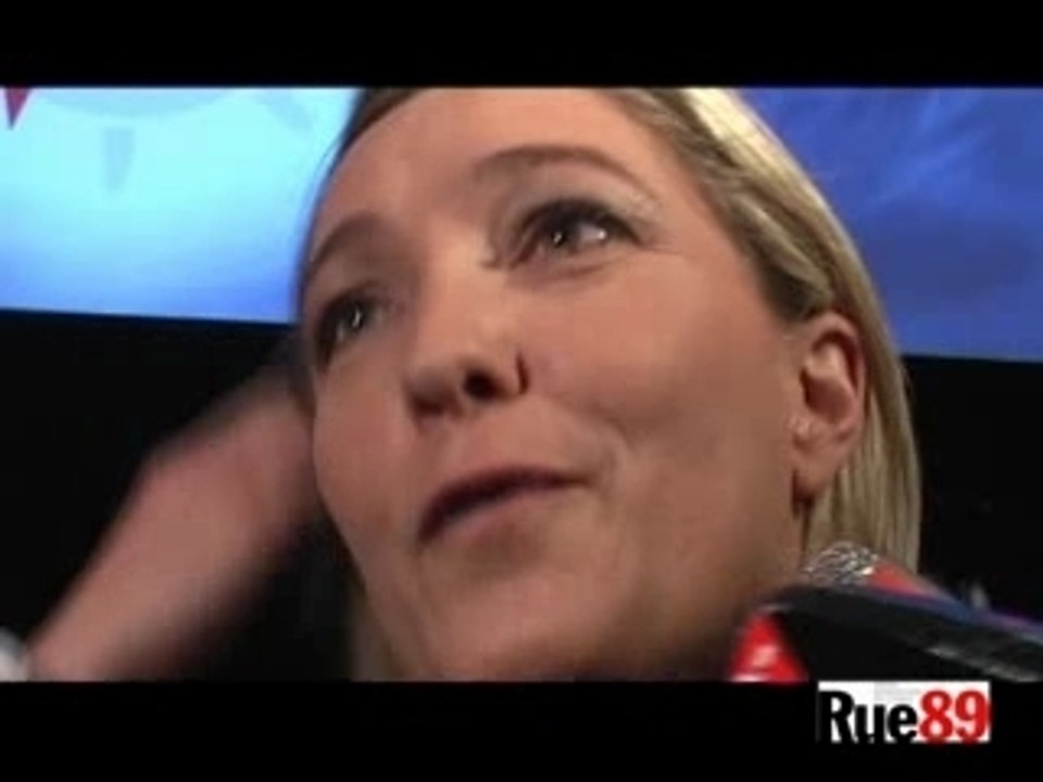 Marine Le Pen au congrès du FN