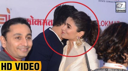 Sidharth Malhotra KISS Alia Bhatt Publicly | Watch Video