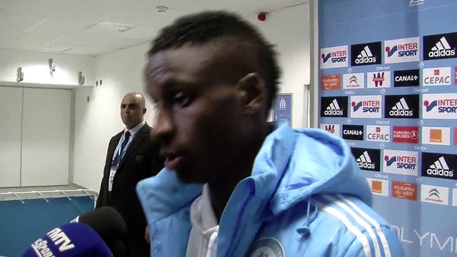 La réaction de Bouna Sarr auteur de son 1er but avec l'OM
