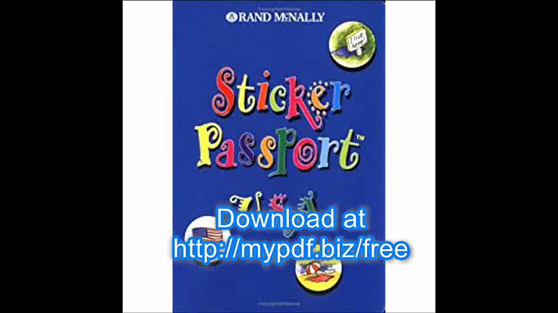 ⁣Children's Travel - Sticker Passport USA [With 80 Four-Color, Reusable Stickers] (Sticker Passp