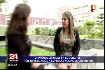 Opiniones divididas en el Congreso por investigación a empresas socias de Odebrecht