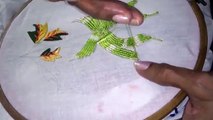 Hand embroidery designs. Embroidery stitches tutorial. Kadai Kamal stitch.