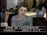 Canal   - 24 Avril 1988 - Jingle, début Flash Infos (Résultats 1er tour de l'élection présidentielle 1988)