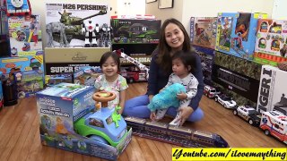 Disney Pixar The Good Dinosaur Activity Ride-On Vehicle, Bump & Go Toy Train and a Tank!