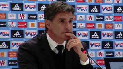 MICHEL en conférence de presse après OM-St Etienne