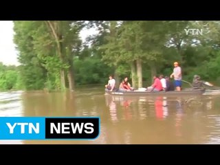 美 루이지애나 남부 물폭탄에 수재민 7천여 명 / YTN (Yes! Top News)