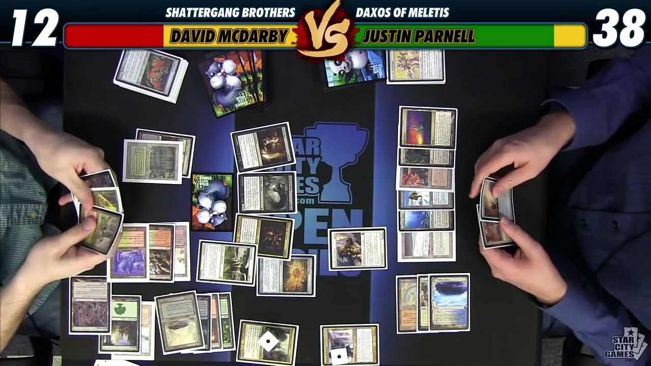 Commander Versus - David McDarby (Shattergang Brothers) vs. Justin Parnell (Daxos)