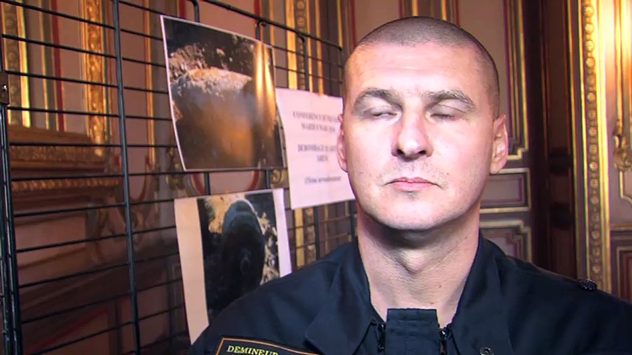 L'interview de Christophe Perrier, chef d'équipe des Démineurs de la Sécurité Civile.