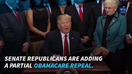 Senate GOP aims to end Obamacare mandate in revised tax plan