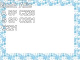 Eurotone Print Cartridges für Ricoh Aficio  SP C220 A SP C220 N SP C220 S SP C221 N