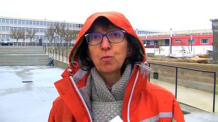 Claire Chefdeville, Pdte de la FCPE et Yann Castelain, Pdt des parents d'élèves indépendants