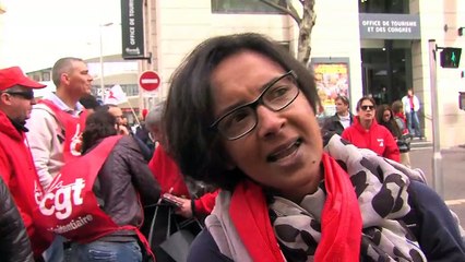 Les manifestants nous disent pourquoi ils sont descendus dans la rue ce matin.