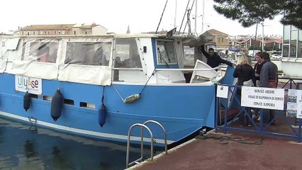 La visite du Fort de Bouc commence désormais par une balade en bateau...