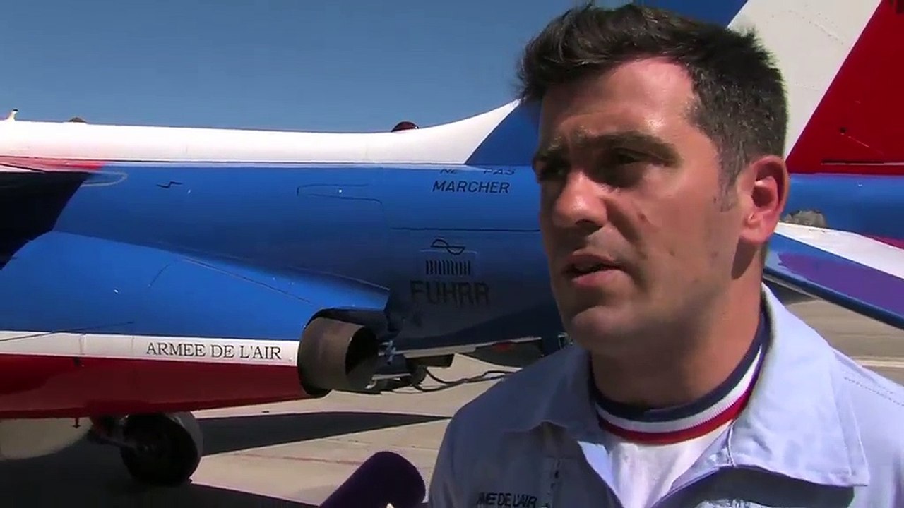 Le Commandant Christophe Dubois au micro d'Ulrich Téchené