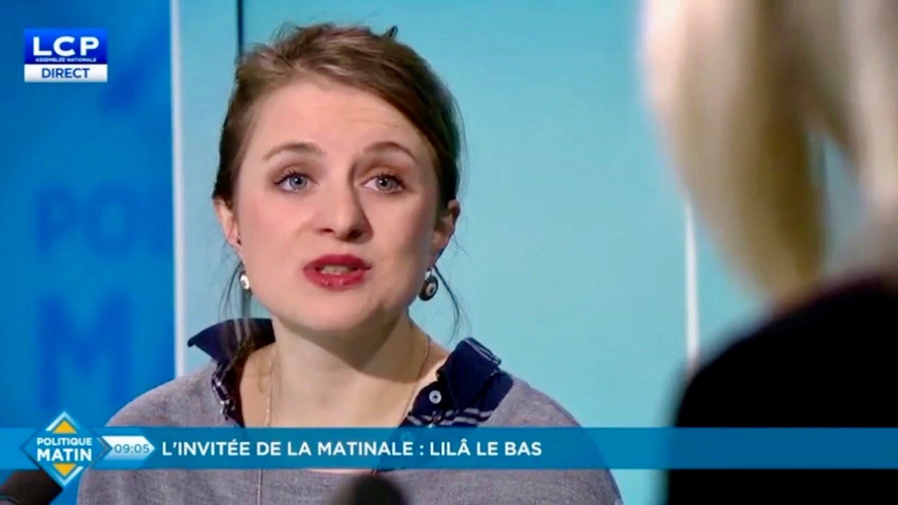 Lilâ Le Bas (UNEF) invitée de LCP à la veille de la journée de mobilisation unitaire CGT-FO-Solidaires-FSU-UNEF-FIDL-UNL