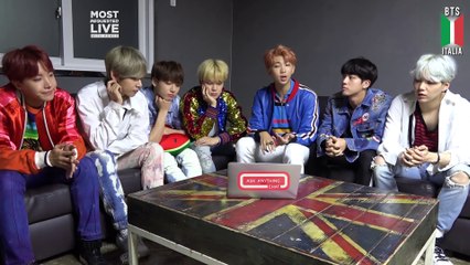 [SUB ITA] 171014 BTS 'Ask Anything Chat' @ Most Requested Live - Parte 2