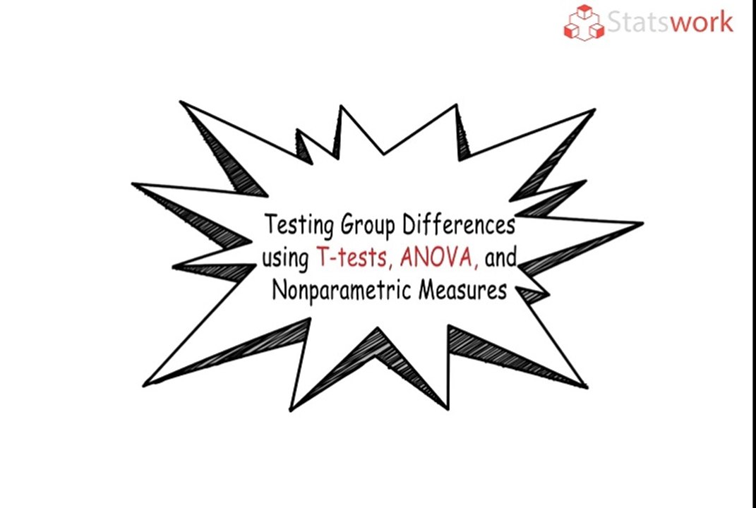 Testing Group Difference using T-tests, ANOVA and Nonparametric Measures | Statswork