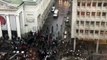 Rioters clash with police in central Brussels