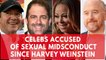 High-profile celebrities who've been accused of sexual misconduct since Harvey Weinstein