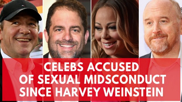 High-profile celebrities who've been accused of sexual misconduct since Harvey Weinstein