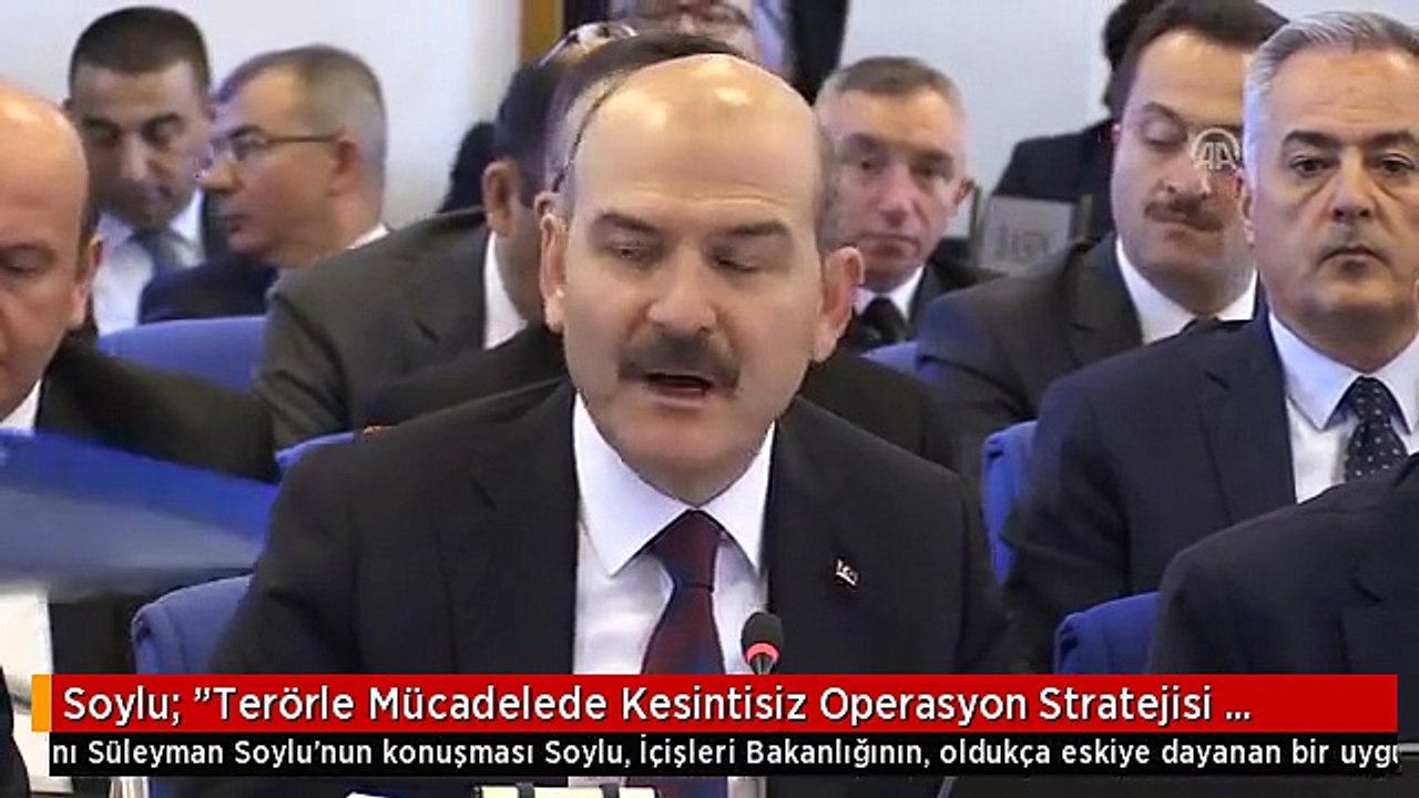 Soylu: "Terörle Mücadelede Kesintisiz Operasyon Stratejisi Yürütülüyor"
