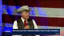 i24NEWS DESK | Republican Roy Moore embattled in sex scandal | Wednesday, November 15th 2017
