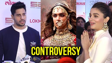 Alia Bhatt AVOIDS, Sidharth Malhotra REACTS On Padmavati Controversy