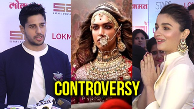 Alia Bhatt AVOIDS, Sidharth Malhotra REACTS On Padmavati Controversy