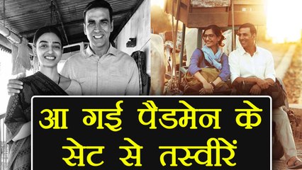 Akshay Kumar shares Sonam Kapoor and Radhika Apte's look from Padman | FilmiBeat