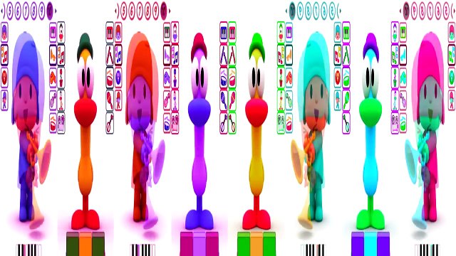 Cartoon With Talking Pocoyo, Talking Pato, Talking Tom Funny Animation Talking Games For Kids