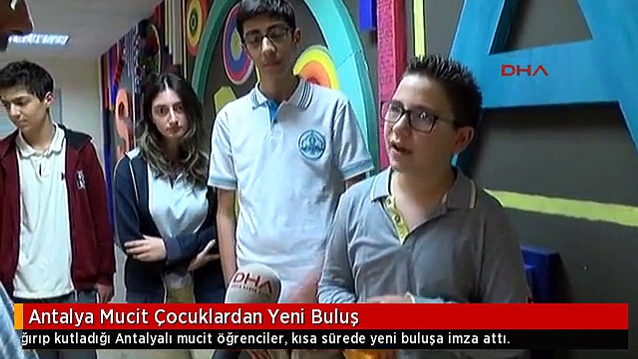 Antalya Mucit Çocuklardan Yeni Buluş