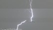 Plane is struck by huge lightning bolt departing Amsterdam