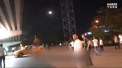 Darbe girişiminde Ankara Emniyeti'ne yapılan saldırı anı