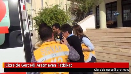 Cizre'de Gerçeği Aratmayan Tatbikat
