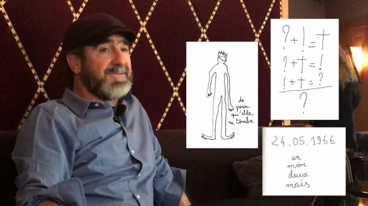 Eric Cantona décrypte trois de ses dessins
