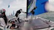 Very good gibe by SFS Voile on Diam 24 one design at Tour de France à la voile
