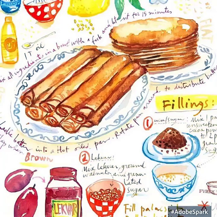 Lucile Prache recipe illustrations