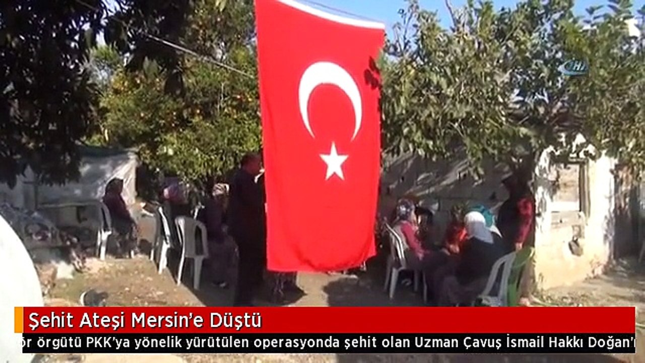 Şehit Ateşi Mersin'e Düştü