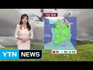 [날씨] 전국 강한 비바람...동해안 이틀째 해일  / YTN (Yes! Top News)
