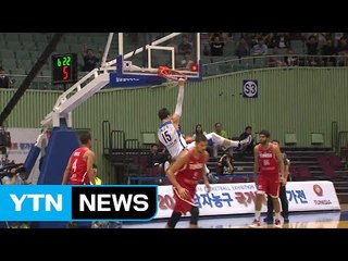남자농구, 튀니지 상대 평가전 승리 / YTN (Yes! Top News)