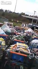 Walmart video shows carts of food being thrown out at Ohio store