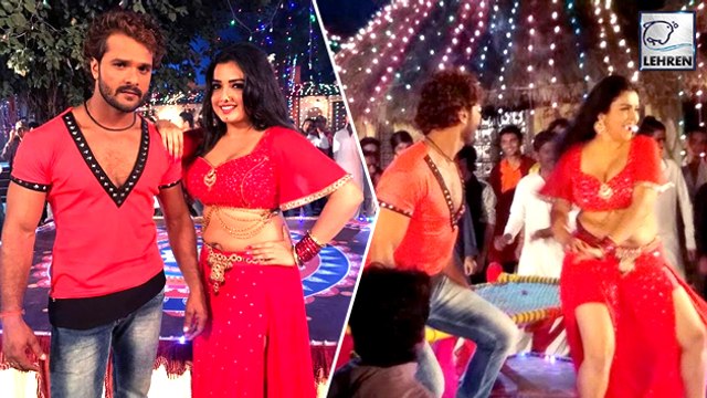 खेसारी लाल और आम्रपाली दुबे ने लगाए एक साथ ठुमके | Khesari Lal Yadav